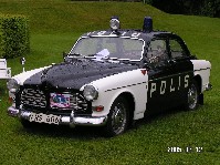 Autentisk Volvo Amazon Polisbil